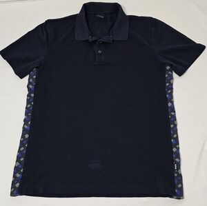 Boss Navy Blue Polo Shirt Classic Design Men's Medium To Medium Relax Fit